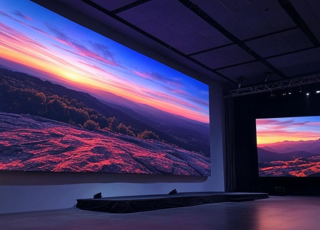 LED video wall display